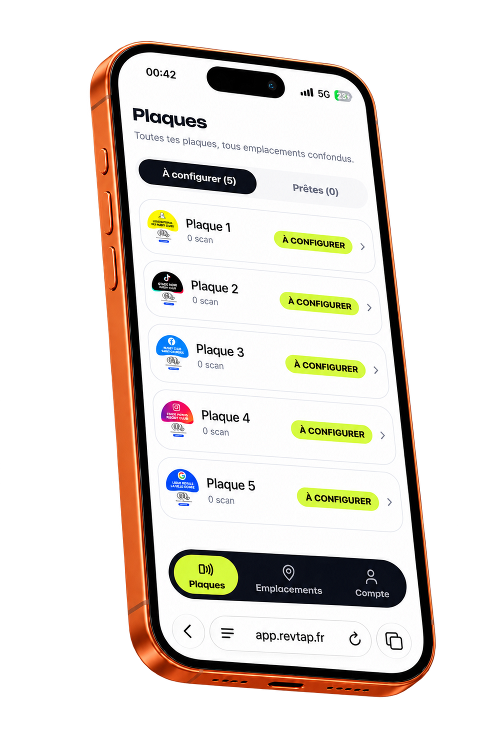 L'app RevTap